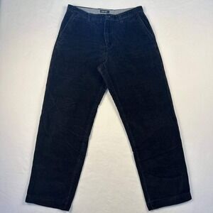 Vintage Cherokee Corduroy Pants Black Trousers Thick Rib Faded Size 34x30 Egypt0